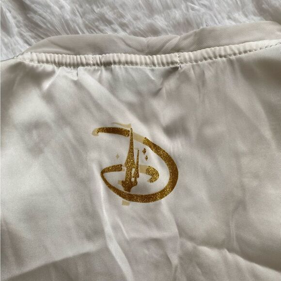 Disney Parks Top Gold Glitter Castle Flowy Women’s Size Large Thin Lightweight - Picture 7 of 9